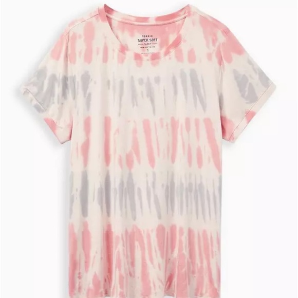 Super Soft Relaxed Short Sleeve Lounge Tee - Picture 6 of 6